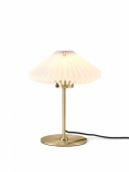 Halo Design Paris asztali skandináv design lámpa D24 fehér/öregített sárgaréz