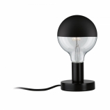 Paulmann Neordic Haldor asztali lámpa fényforrás nélkül E27 foglalat max. 1x20W fekete