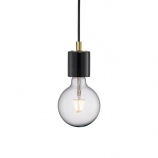 Nordlux Siv függő minimál design lámpa márvány E27 foglalat max. 60W fekete