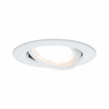 Paulmann LED Nova mennyezetbe süllyeszthető lámpa forgatható szett kör IP23 3-fokozatban normál kapcsolóval szabályozható LED modul 2700K 1x6,5W matt fehér