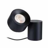 Paulmann LED Puric Pane asztali/fali lámpa szabályozás normál kapcsolóval 2700K fekete
