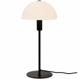 Nordlux Ellen asztali lámpa opál üveg lámpabúra E14 foglalat max. 40W fekete