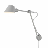 Nordlux Stay Long skandináv design fali lámpa E27 foglalat szürke