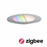 Paulmann Plug&Shine Zigbee Floor besüllyeszthető okos LED lámpa IP67 RGBW+ (RGB + 3000-6500K) 2W rozsdamentes acél
