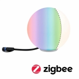 Paulmann Plug&Shine Smart Home Zigbee Globe világító okos LED gömb 20cm 24V IP65 RGBW+ (RGB + 3000-6500K) 2,8W fehér