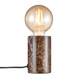 Nordlux Siv asztali minimál design lámpa márvány E27 foglalat max. 60W barna