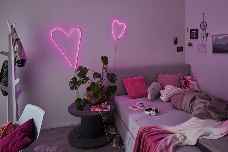 Paulmann Neon Colorflex USB LED szalag pink 1m 4,5W DC 5V | LEDPONT  webáruház