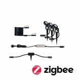 Paulmann Plug&Shine Smart Home Zigbee LED kerti spot Sting IP65 3000K 3x6W antracit