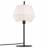 Nordlux Dicte asztali lámpa textil lámpaernyő E14 foglalat max. 40W fekete/fehér