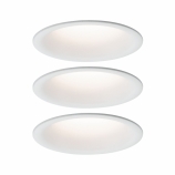 Paulmann LED Cymbal besüllyeszthető mélysugárzó szett dimmelhető 2700K 3x6,8W IP44 matt fehér