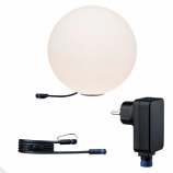 Paulmann Plug & Shine csomag kültéri gömblámpa LED meleg fény D40cm + 2m kábel + trafó 