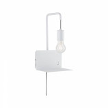Paulmann Calvini skandináv design falikar polccal USB E27 foglalat max. 40W fehér