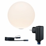 Paulmann Plug & Shine csomag kültéri gömblámpa LED meleg fény D50cm + 2m kábel + trafó 