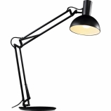 Nordlux Arki asztali lámpa fényforrás nélkül E27 foglalattal maximum 60W fekete 