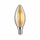 Paulmann LED szálas (filament) dimmelhető gyertya E14 2500K áttetsző arany búra 4,5W-37W