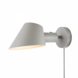 Nordlux DFTP Stay minimál design fali lámpa E27 foglalat szürke