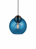 Halo Design Bubbles üveg skandináv függeszték D24 E27 kék