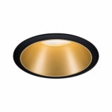 Paulmann Cole mélysugárzó fényforrás nélkül D88 GU10 max. 10W 230V matt fekete/arany