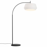 Nordlux Dicte állólámpa textil lámpaernyő E27 foglalat max. 60W fekete/fehér