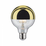 Paulmann LED szálas dimmelhető (filament) gömb G95 E27 2700K arany tükör búra 5W-43W