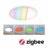 Paulmann keret nélküli LED Panel Smart Home Zigbee Velora kör 400mm 22W RGBW matt fehér