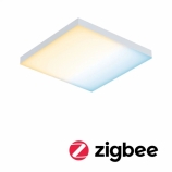 Paulmann keret nélküli LED Panel Smart Home Zigbee Velora négyzet 225x225mm 8,5W Tunable White matt fehér
