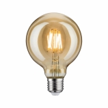 Paulmann LED szálas dimmelhető (filament) gömb G95 E27 1700K áttetsző arany búra 6W-42W