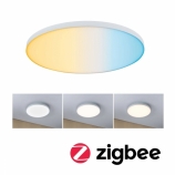 Paulmann keret nélküli LED Panel Smart Home Zigbee Velora kör 400mm 22W Tunable White matt fehér