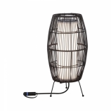 Paulmann Plug&Shine Basket kültéri rattan lámpa 40x20cm 24V IP44 LED 3000K 7,8W (57W) barna