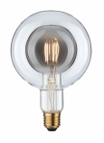 Paulmann LED-szálas (filament) búra a búrában gömb "izzó" G125 szabályozható E27 2700K 4W (26W) víztiszta/füst