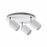 Paulmann Tube fürdőszoba mennyezeti szpotlámpa fényforrás nélkül GU10 foglalattal IP44 maximum 3x10W fehér-króm