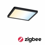 Paulmann VariFit Smart Home Zigbee Areo süllyesztett LED panel IP44 175x175mm 230V 13W TW fekete