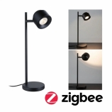 Paulmann LED Smart Home Zigbee Puric Pane okos asztali lámpa 2700K 3W fekete