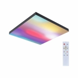 Paulmann keret nélküli LED Panel Velora Rainbow 450x450mm 19W dinamikus RGBW fekete
