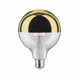 Paulmann LED szálas dimmelhető (filament) gömb G125 E27 2700K arany tükör búra 5W-43W