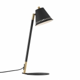 Nordlux Pine ipari stílusú asztali design lámpa GU10 foglalat fekete